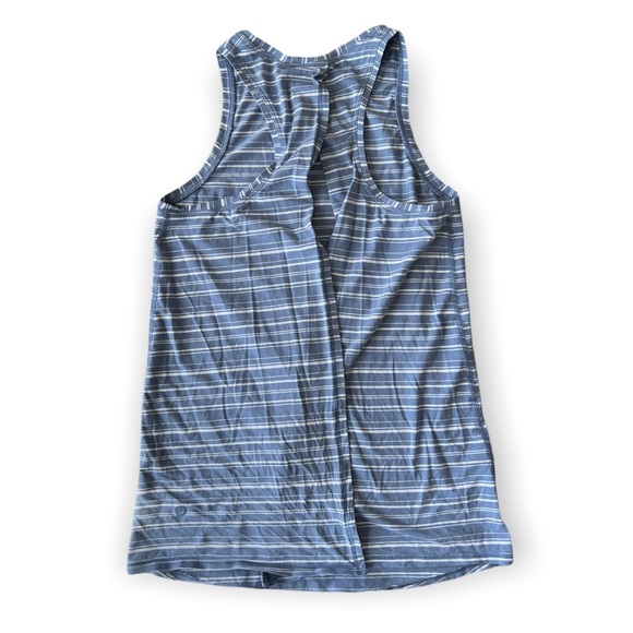 Lululemon • Blue & White Striped All Tied Up Racerback Tie Back Tank - Picture 7 of 9